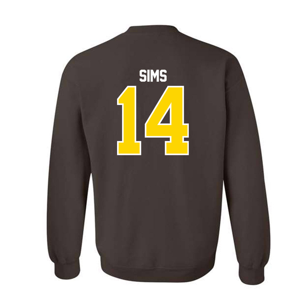 Western Michigan - NCAA Football : Jarvarius Sims - Classic Shersey Crewneck Sweatshirt-1