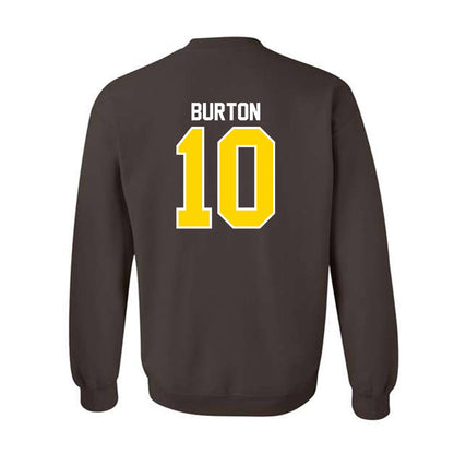 Western Michigan - NCAA Men's Basketball : Max Burton - Classic Shersey Crewneck Sweatshirt-1