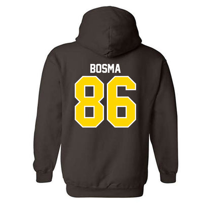 Western Michigan - NCAA Football : Blake Bosma - Classic Shersey Hooded Sweatshirt-1