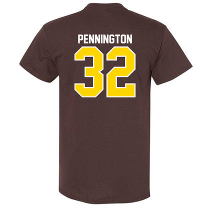 Western Michigan - NCAA Football : Derek Pennington - Classic Shersey T-Shirt-1