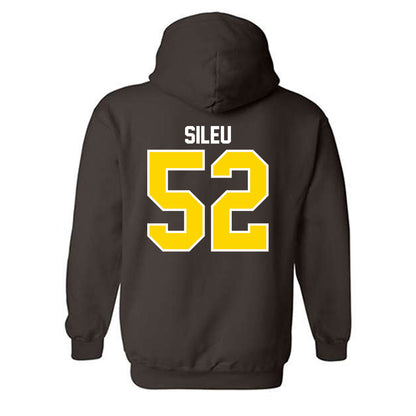 Western Michigan - NCAA Men's Basketball : Junior Sileu - Classic Shersey Hooded Sweatshirt-1