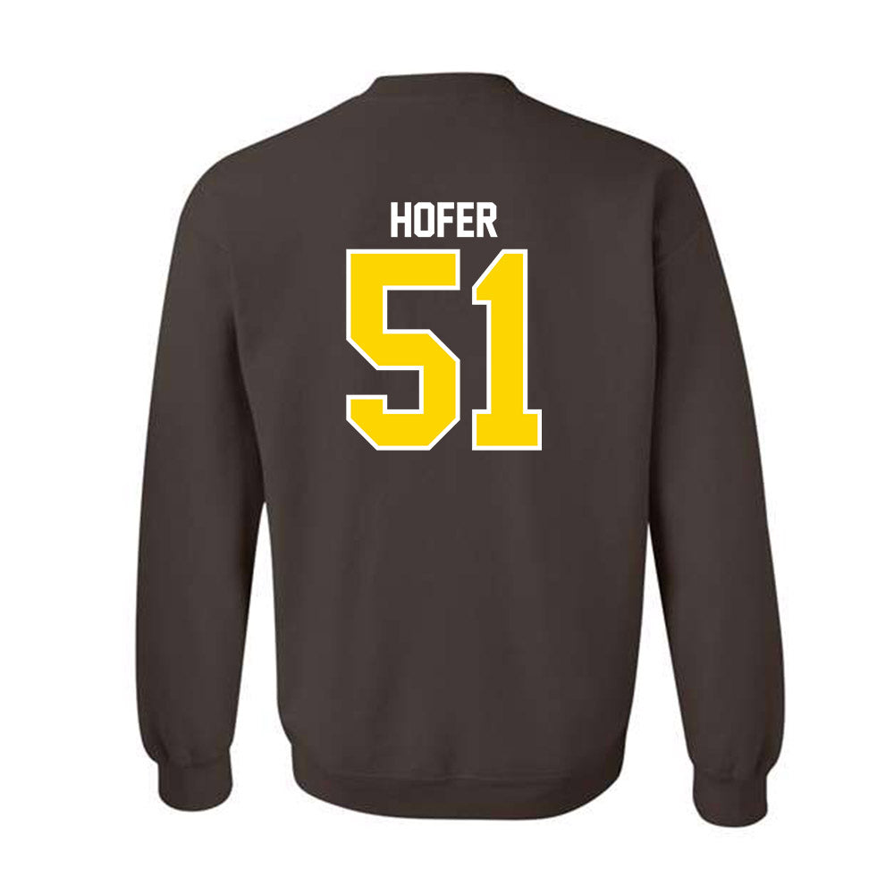 Western Michigan - NCAA Football : John Hofer - Classic Shersey Crewneck Sweatshirt-1