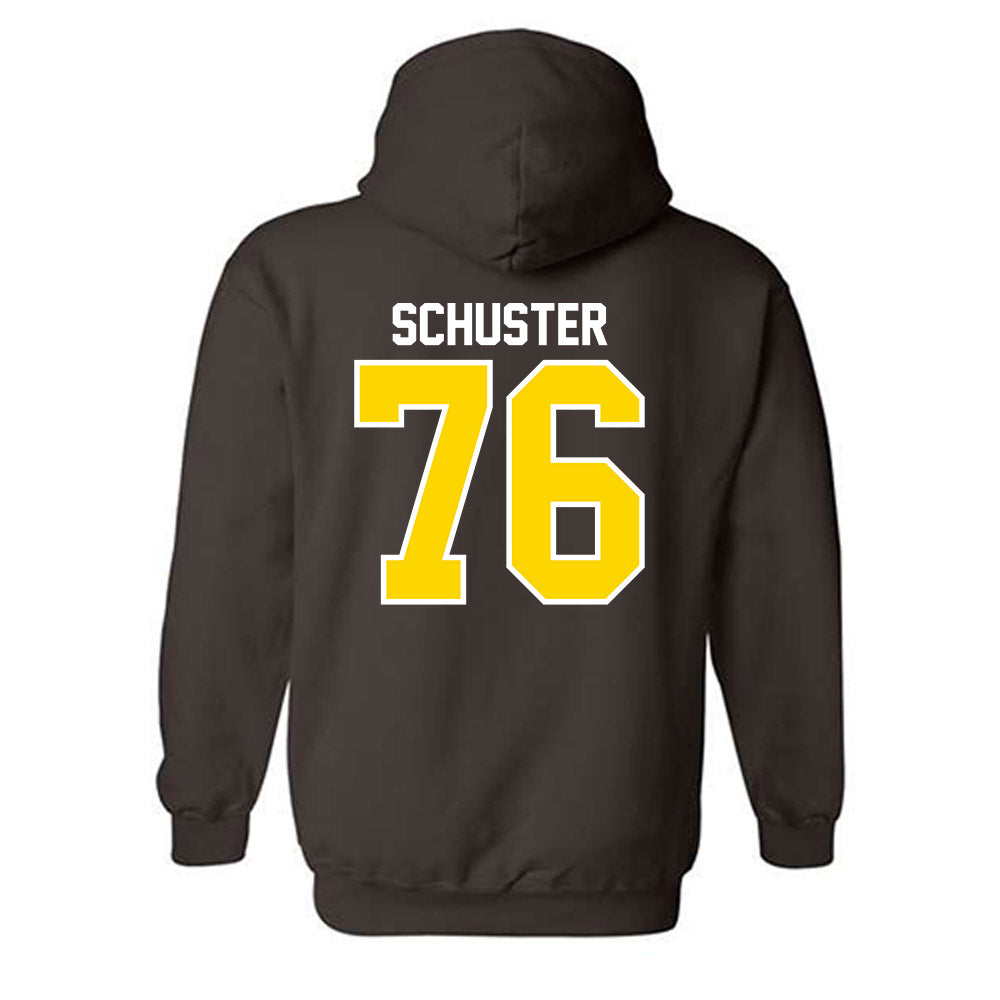 Western Michigan - NCAA Football : Chad Schuster - Classic Shersey Hooded Sweatshirt-1
