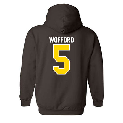 Western Michigan - NCAA Football : Aaron Wofford - Classic Shersey Hooded Sweatshirt-1