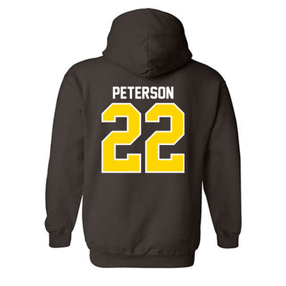 Western Michigan - NCAA Men's Basketball : Declan Peterson - Classic Shersey Hooded Sweatshirt-1