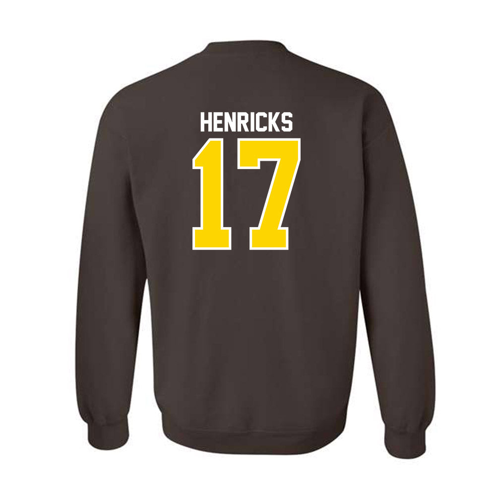 Western Michigan - NCAA Men's Ice Hockey : Ty Henricks - Classic Shersey Crewneck Sweatshirt-1