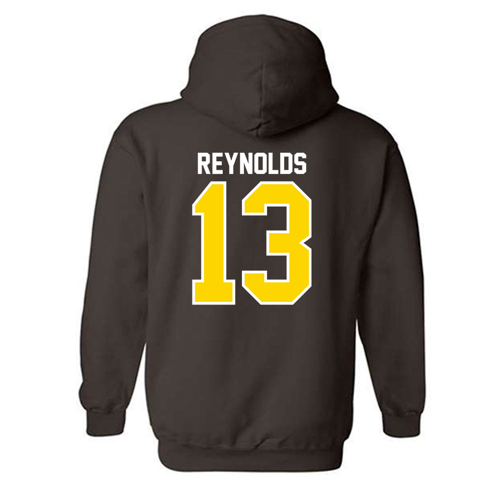 Western Michigan - NCAA Football : Mason Reynolds - Classic Shersey Hooded Sweatshirt-1