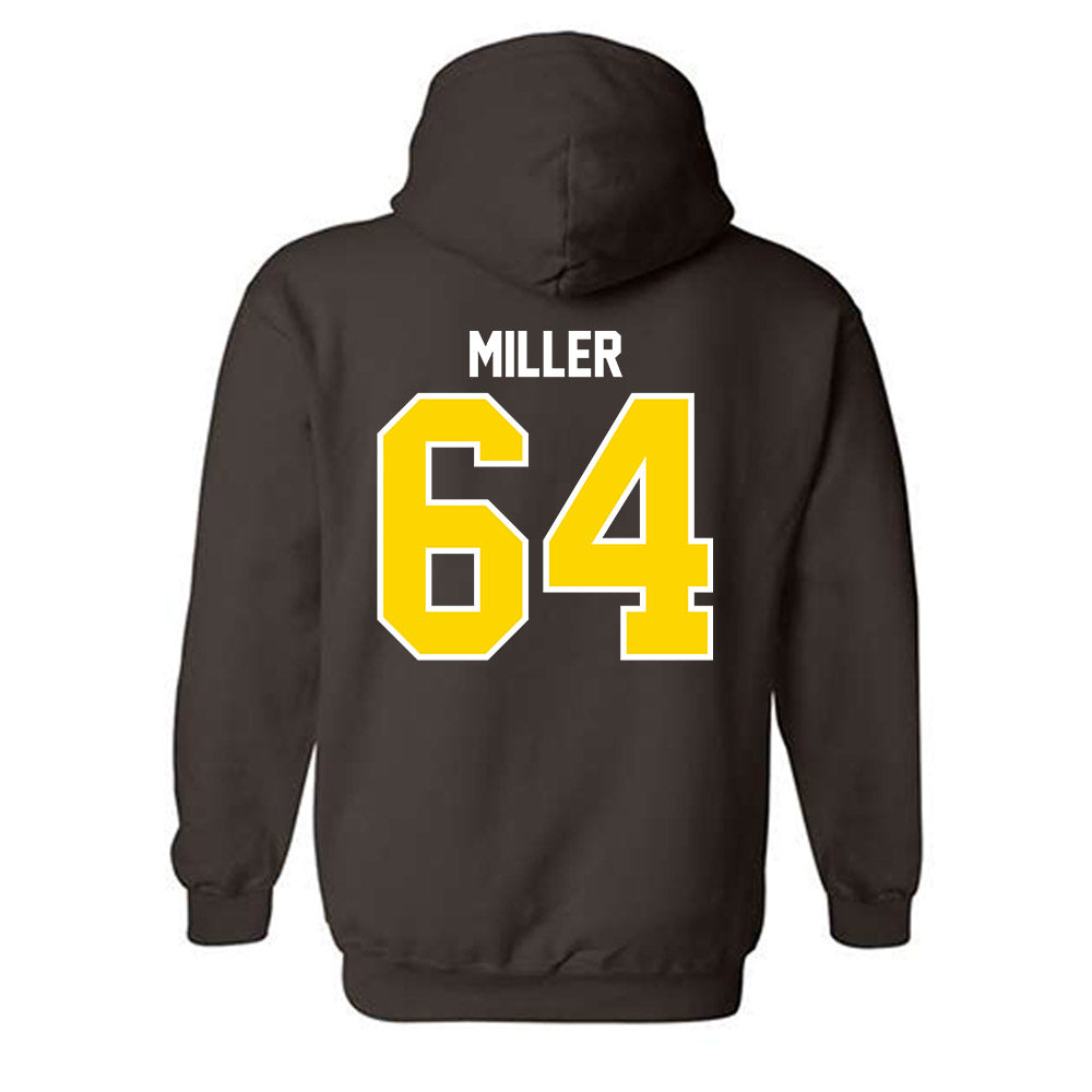Western Michigan - NCAA Football : Nolan Miller - Classic Shersey Hooded Sweatshirt-1