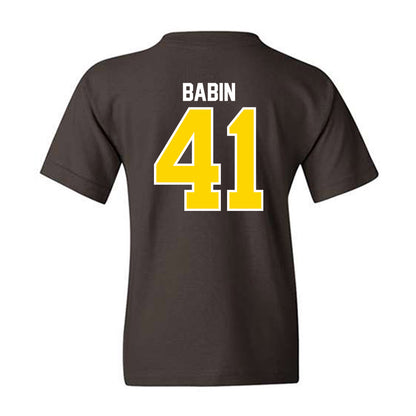 Western Michigan - NCAA Football : Maddux Babin - Classic Shersey Youth T-Shirt-1