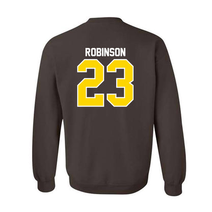 Western Michigan - NCAA Football : Larry Robinson - Classic Shersey Crewneck Sweatshirt-1