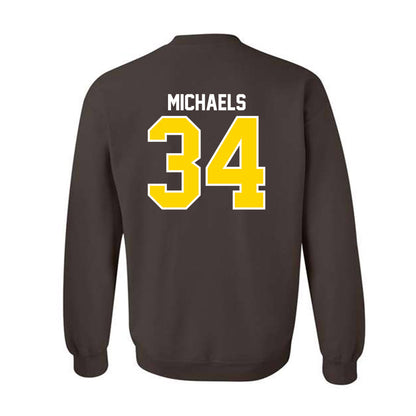 Western Michigan - NCAA Men's Ice Hockey : Owen Michaels - Classic Shersey Crewneck Sweatshirt-1