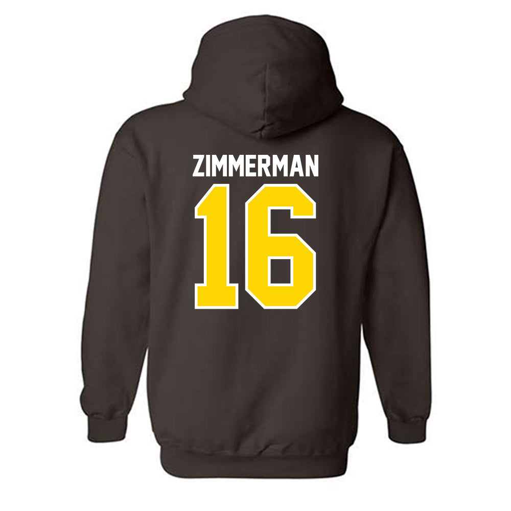 Western Michigan - NCAA Women's Volleyball : Briawna Zimmerman - Classic Shersey Hooded Sweatshirt-1