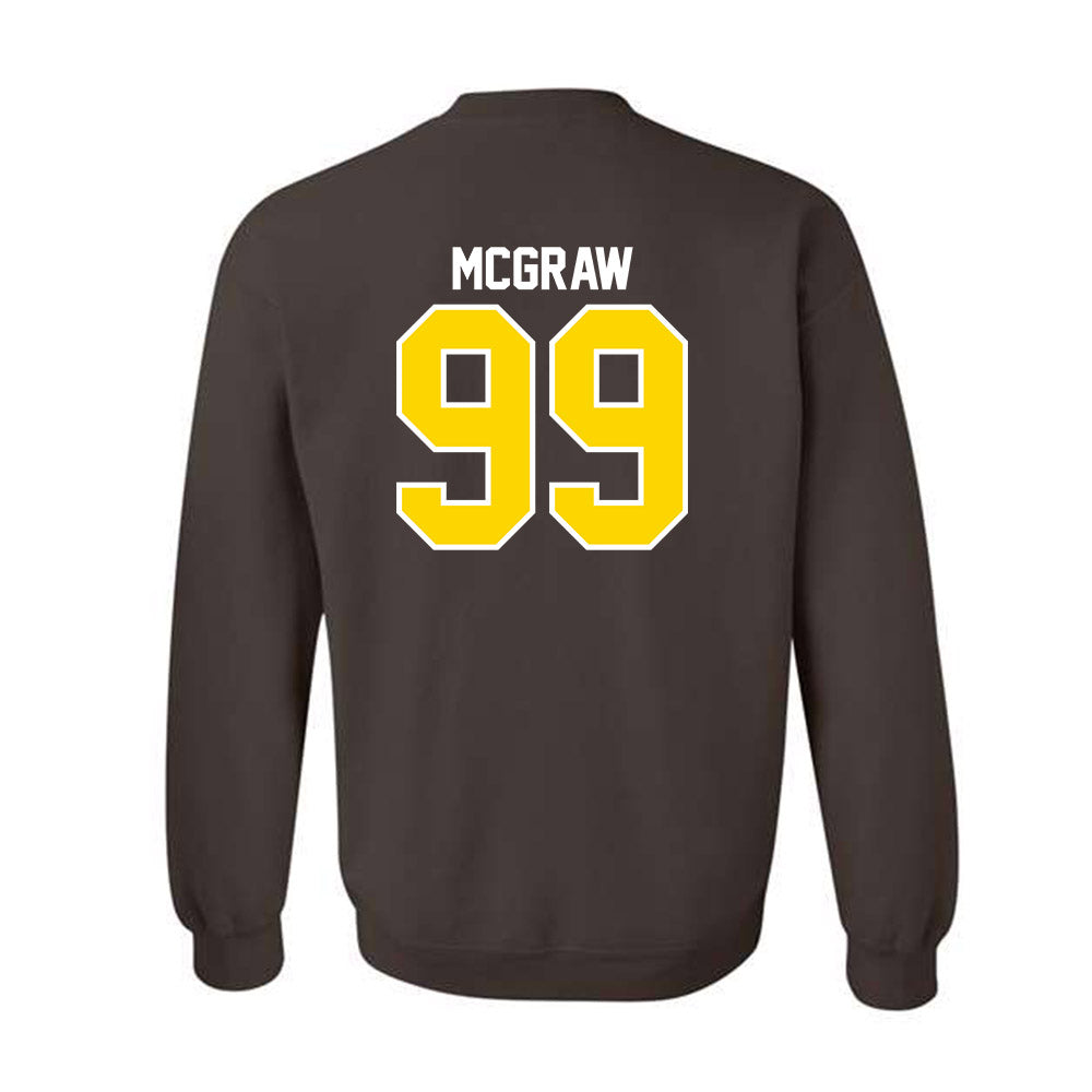 Western Michigan - NCAA Football : Rodney McGraw - Classic Shersey Crewneck Sweatshirt-1