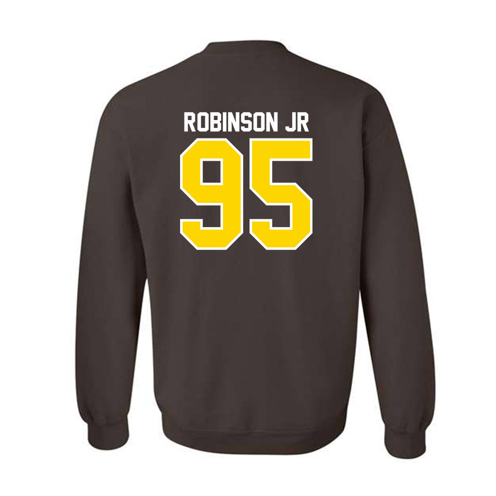 Western Michigan - NCAA Football : DeShawn Robinson Jr - Classic Shersey Crewneck Sweatshirt-1