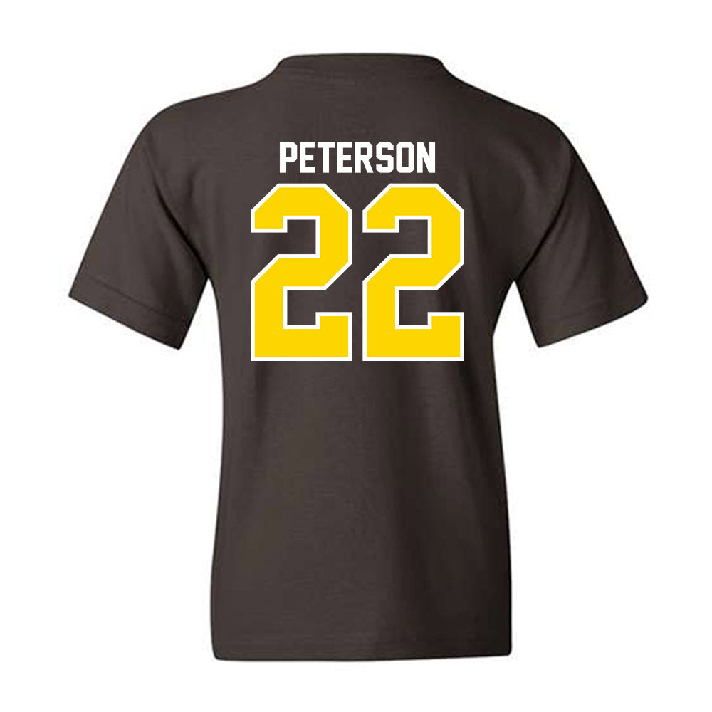 Western Michigan - NCAA Men's Basketball : Declan Peterson - Classic Shersey Youth T-Shirt-1