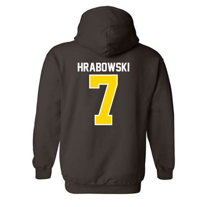 Western Michigan - NCAA Football : Mareyohn Hrabowski - Classic Shersey Hooded Sweatshirt-1