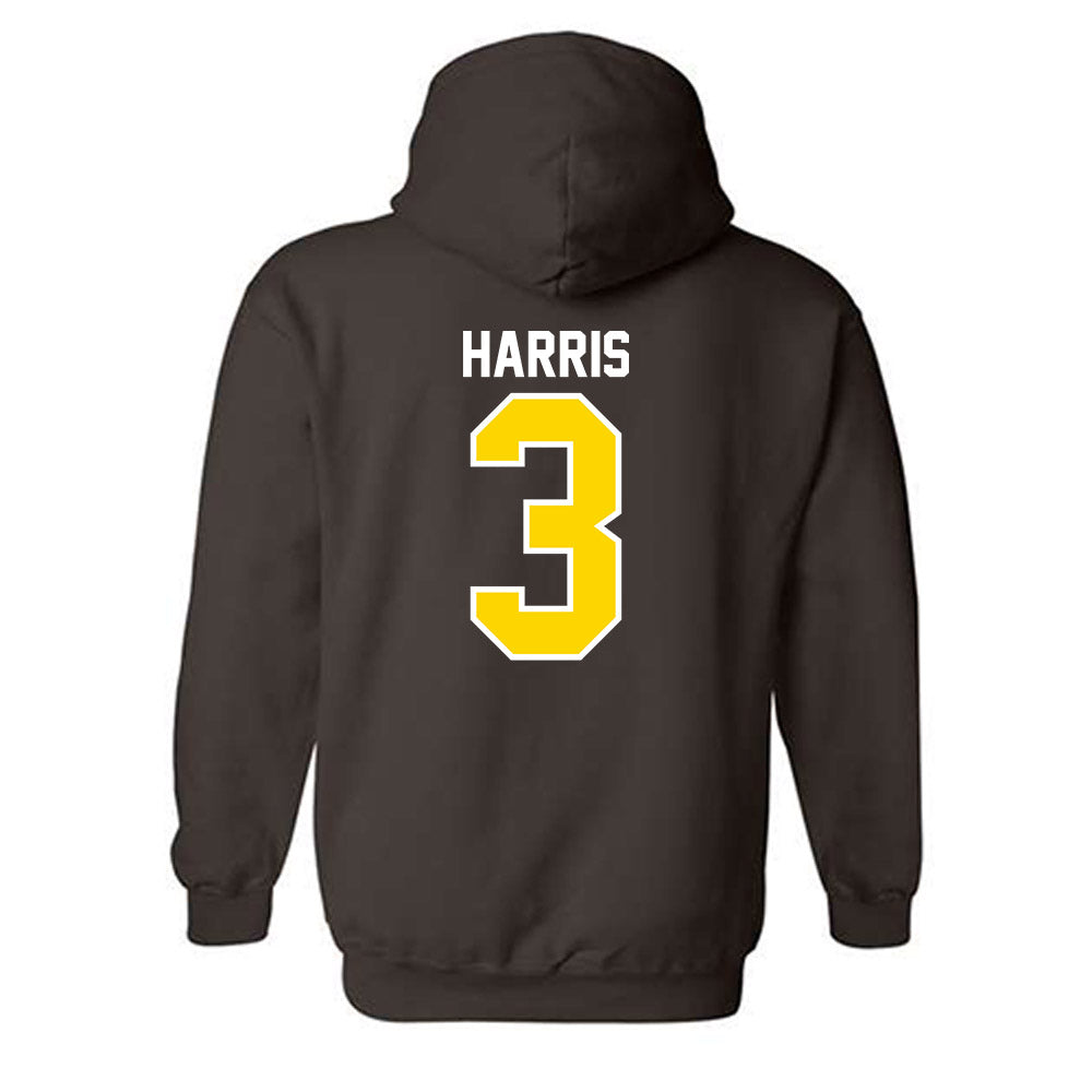 Western Michigan - NCAA Baseball : Julian Harris - Classic Shersey Hooded Sweatshirt-1