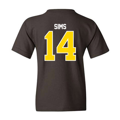 Western Michigan - NCAA Football : Jarvarius Sims - Classic Shersey Youth T-Shirt-1