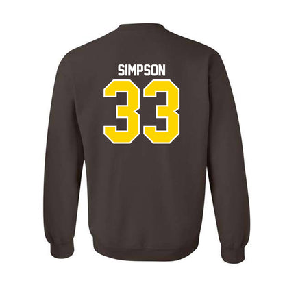 Western Michigan - NCAA Women's Soccer : Ella Simpson - Classic Shersey Crewneck Sweatshirt-1