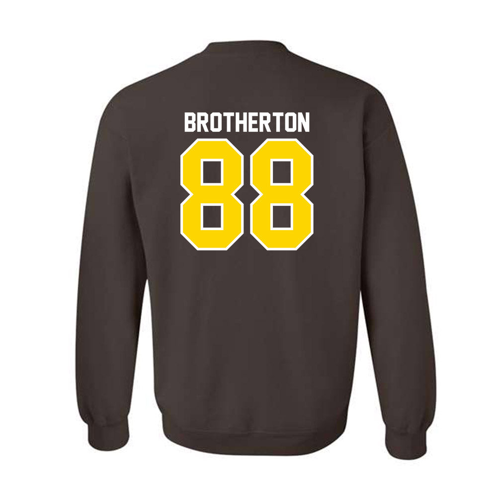 Western Michigan - NCAA Football : Ryan Brotherton - Classic Shersey Crewneck Sweatshirt-1