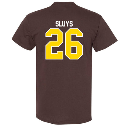 Western Michigan - NCAA Men's Ice Hockey : Jamison Sluys - Classic Shersey T-Shirt-1