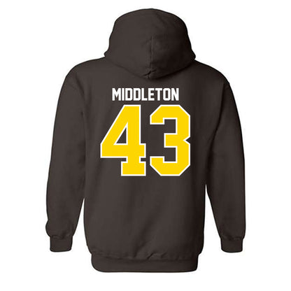 Western Michigan - NCAA Baseball : Cooper Middleton - Classic Shersey Hooded Sweatshirt-1