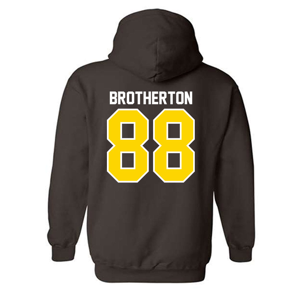 Western Michigan - NCAA Football : Ryan Brotherton - Classic Shersey Hooded Sweatshirt-1