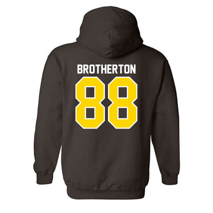 Western Michigan - NCAA Football : Ryan Brotherton - Classic Shersey Hooded Sweatshirt-1