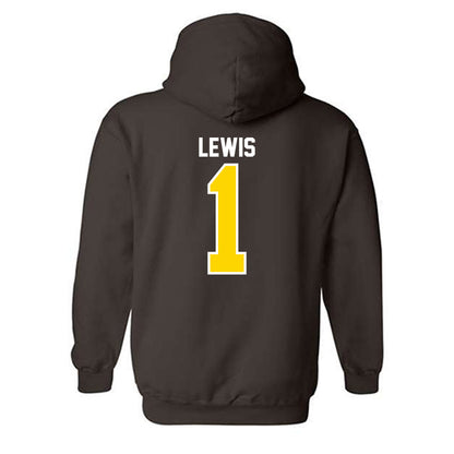 Western Michigan - NCAA Men's Basketball : Trey Lewis - Classic Shersey Hooded Sweatshirt-1