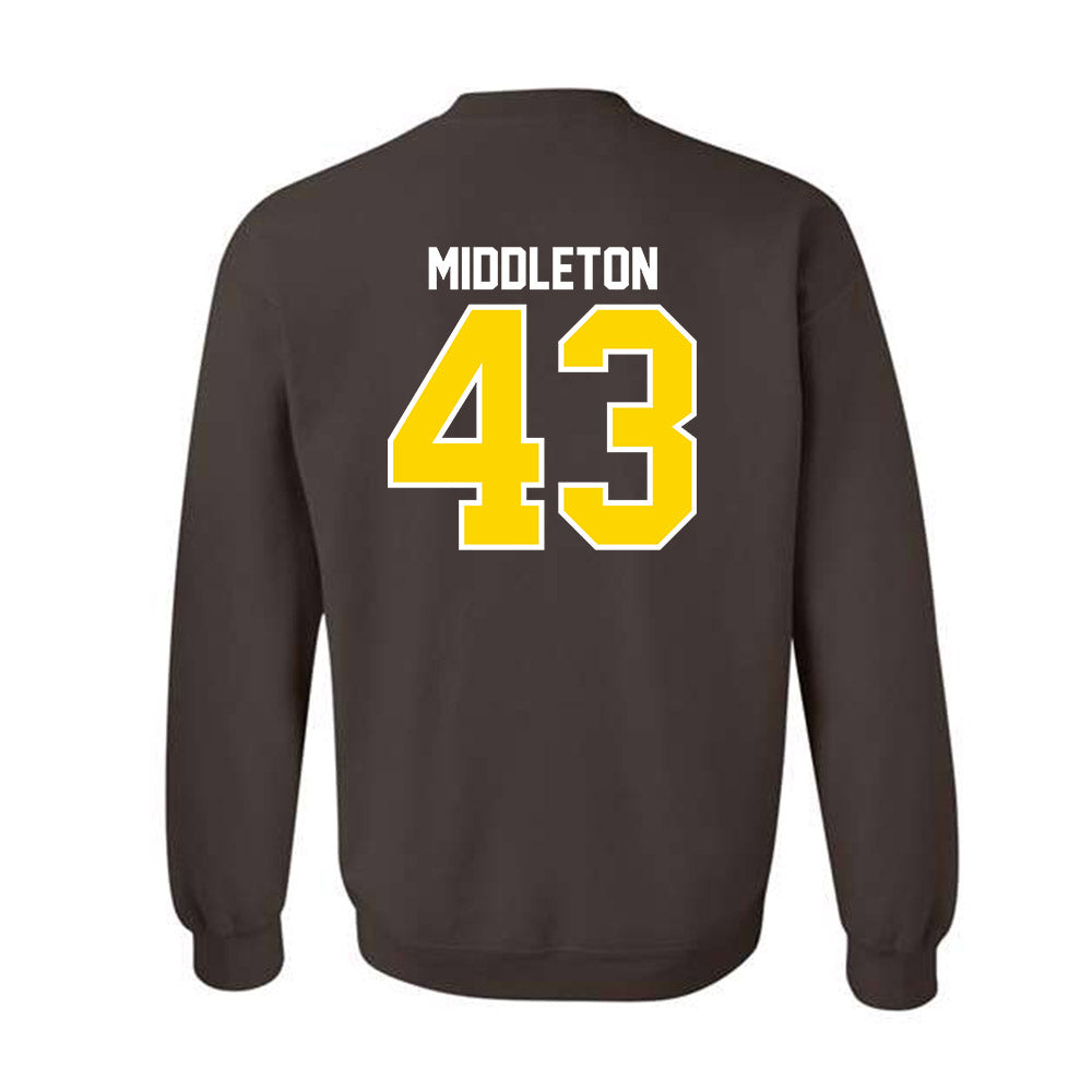 Western Michigan - NCAA Baseball : Cooper Middleton - Classic Shersey Crewneck Sweatshirt-1