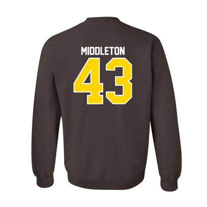 Western Michigan - NCAA Baseball : Cooper Middleton - Classic Shersey Crewneck Sweatshirt-1
