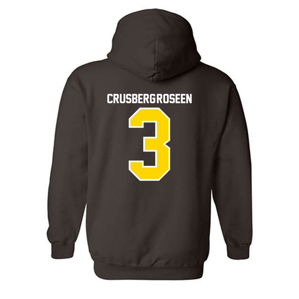 Western Michigan - NCAA Men's Ice Hockey : Cole Crusberg-Roseen - Classic Shersey Hooded Sweatshirt-1