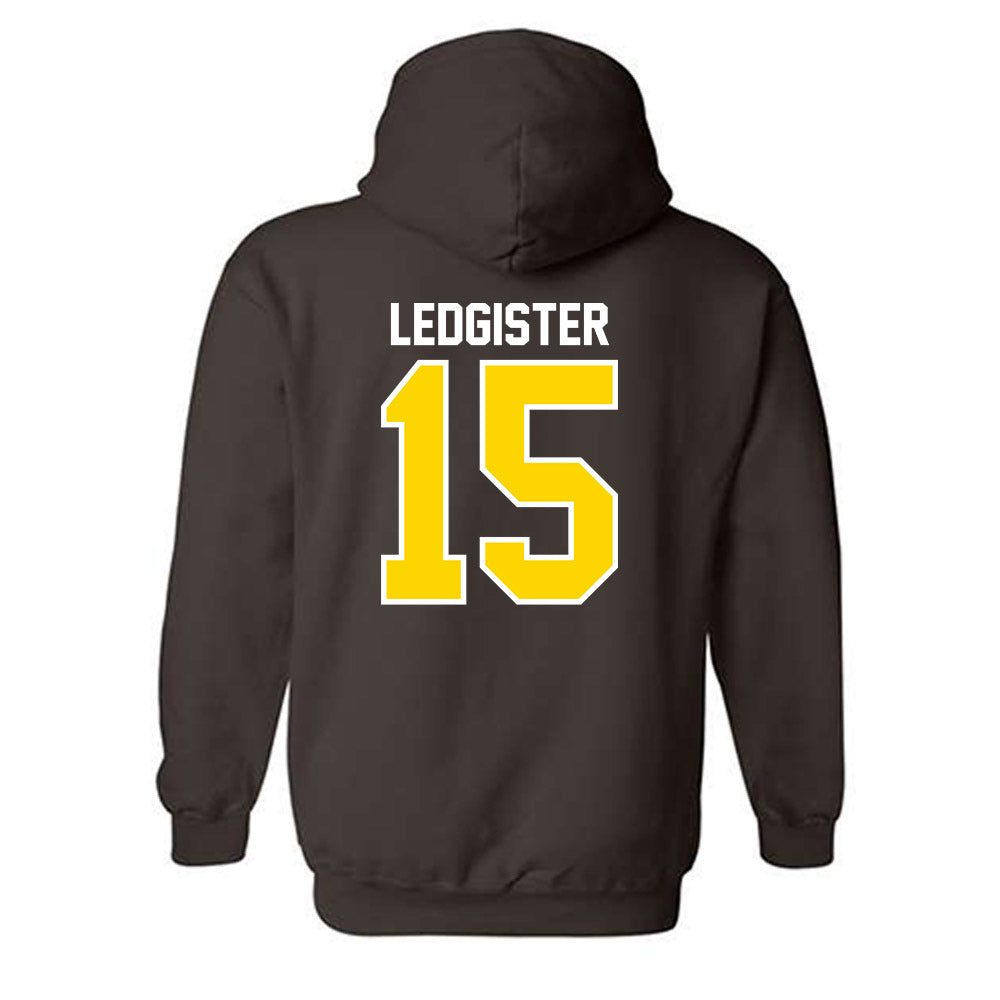 Western Michigan - NCAA Football : Fitzroy Ledgister - Classic Shersey Hooded Sweatshirt-1