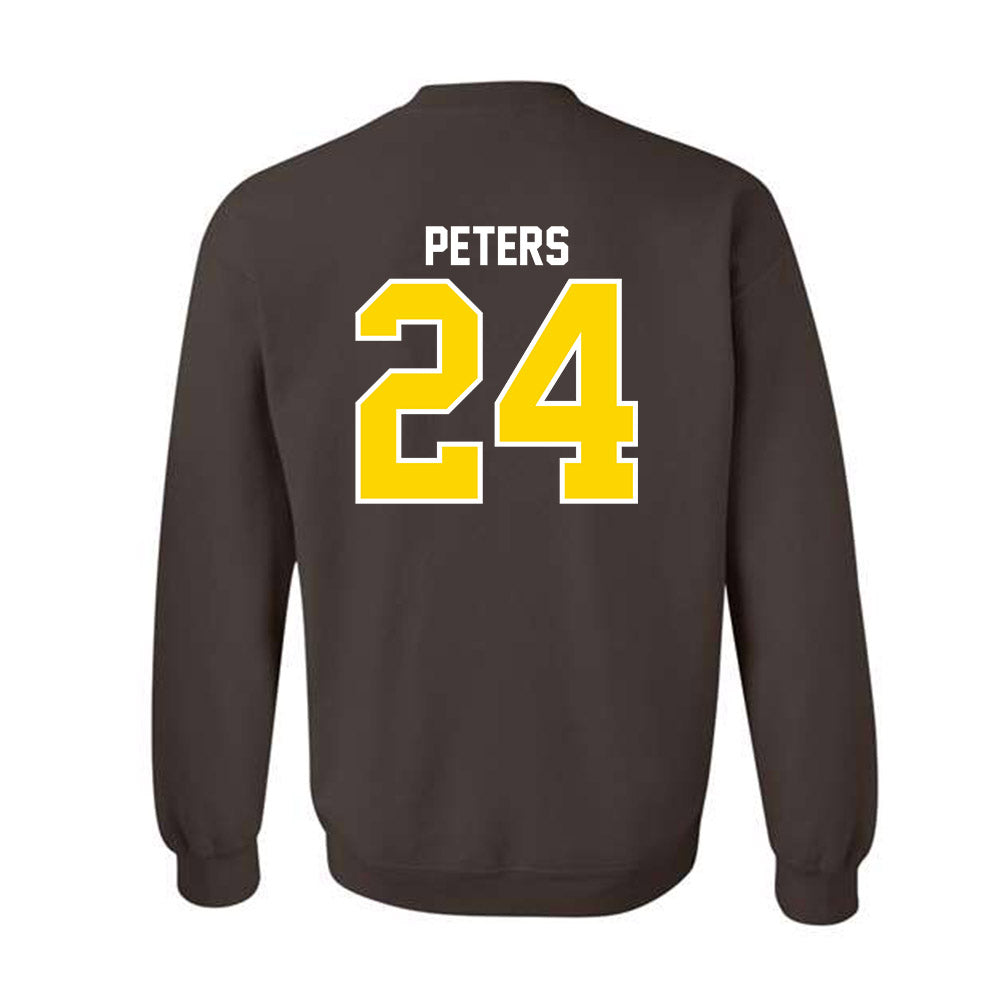 Western Michigan - NCAA Football : John Peters - Classic Shersey Crewneck Sweatshirt-1