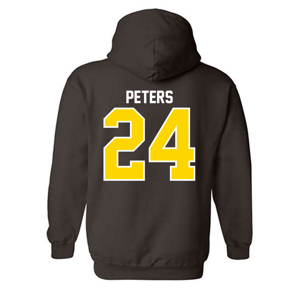 Western Michigan - NCAA Football : John Peters - Classic Shersey Hooded Sweatshirt-1