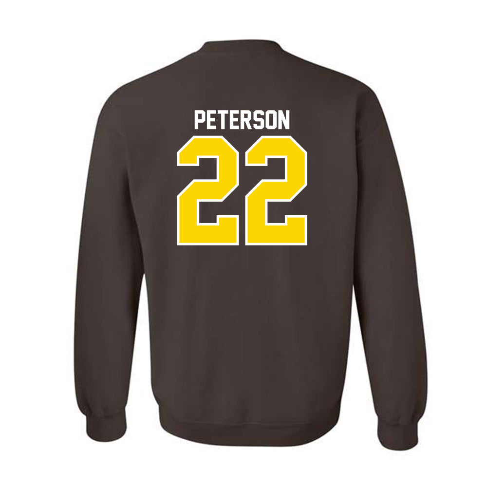 Western Michigan - NCAA Men's Basketball : Declan Peterson - Classic Shersey Crewneck Sweatshirt-1