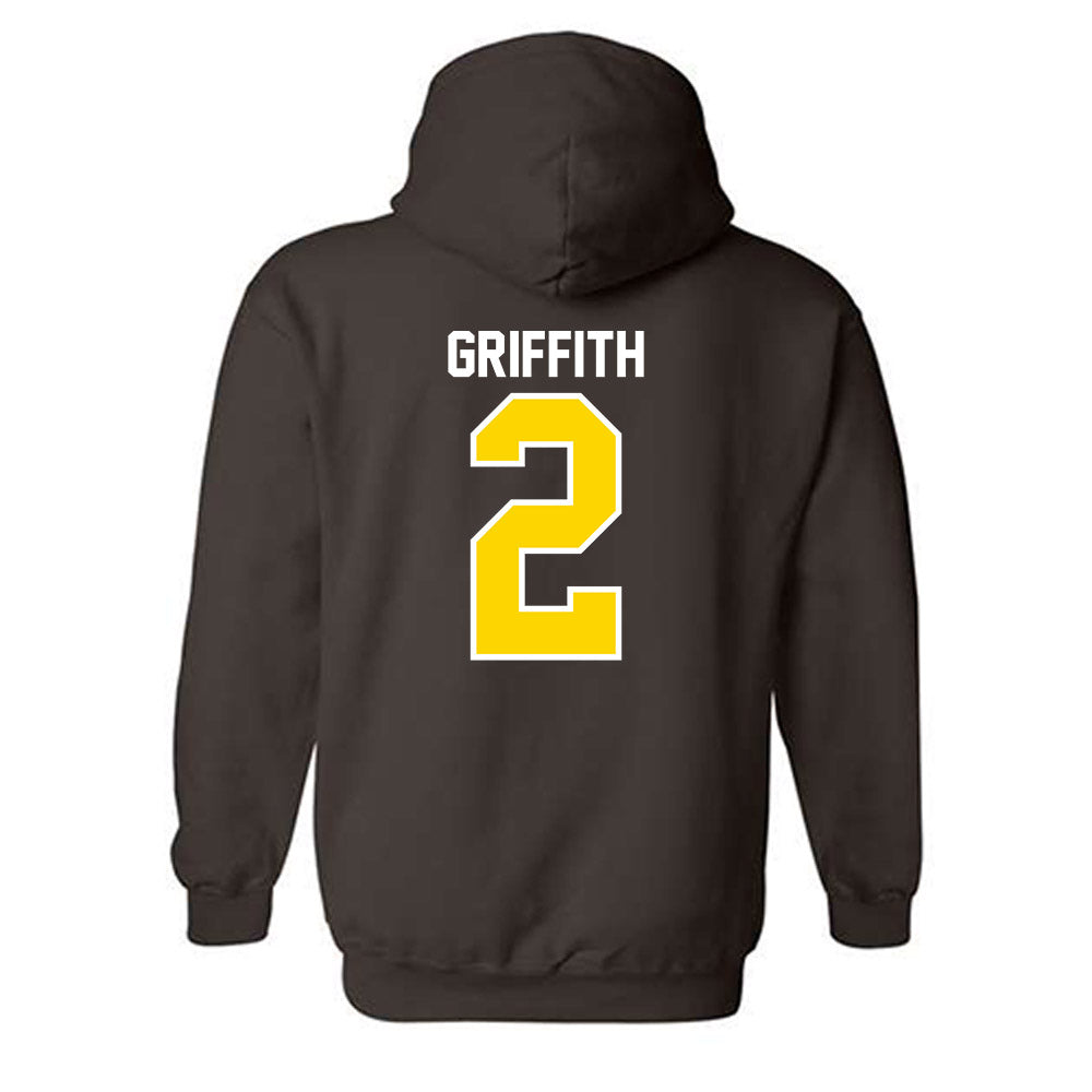 Western Michigan - NCAA Men's Basketball : Jalen Griffith - Classic Shersey Hooded Sweatshirt-1