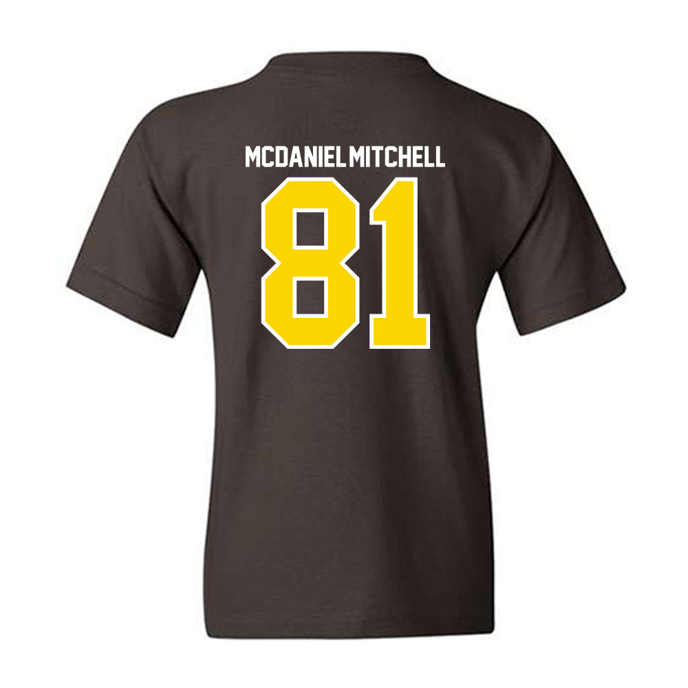 Western Michigan - NCAA Football : Earnest McDaniel-Mitchell - Classic Shersey Youth T-Shirt-1