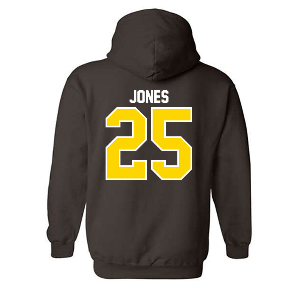 Western Michigan - NCAA Football : Justin Jones - Classic Shersey Hooded Sweatshirt-1