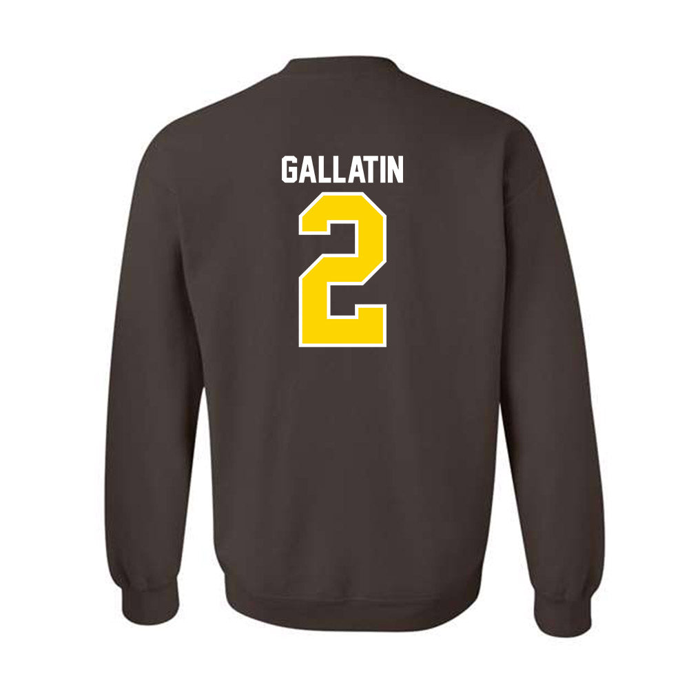 Western Michigan - NCAA Men's Ice Hockey : Grady Gallatin - Classic Shersey Crewneck Sweatshirt-1