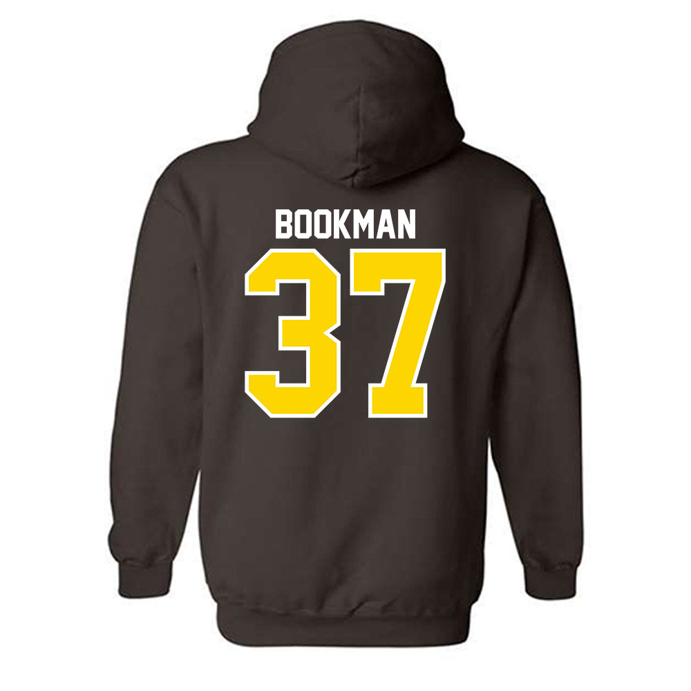 Western Michigan - NCAA Men's Ice Hockey : Zach Bookman - Classic Shersey Hooded Sweatshirt-1