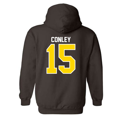 Western Michigan - NCAA Football : Cade Conley - Classic Shersey Hooded Sweatshirt-1