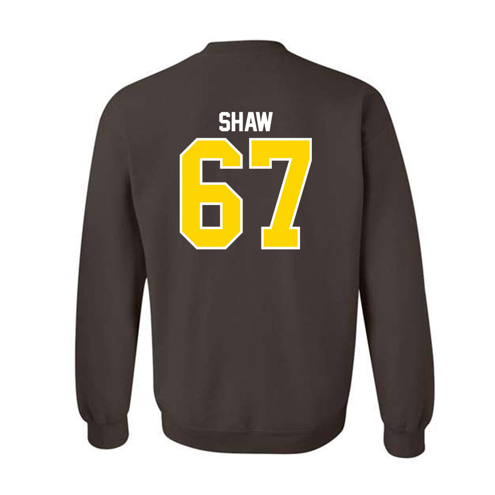 Western Michigan - NCAA Football : Trevor Shaw - Classic Shersey Crewneck Sweatshirt-1