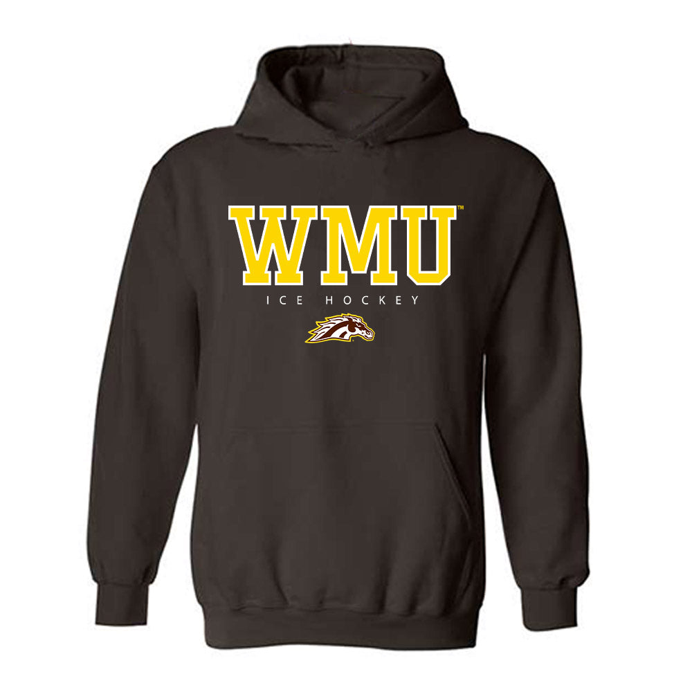 Western Michigan - NCAA Men's Ice Hockey : Alex Bump - Classic Shersey Hooded Sweatshirt-0