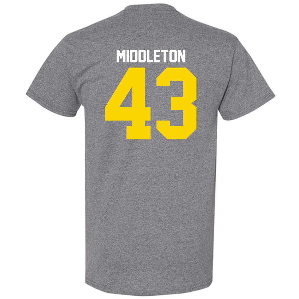 Western Michigan - NCAA Baseball : Cooper Middleton - Classic Shersey T-Shirt-1