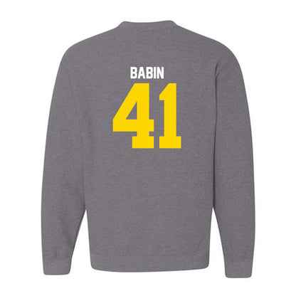 Western Michigan - NCAA Football : Maddux Babin - Classic Shersey Crewneck Sweatshirt-1