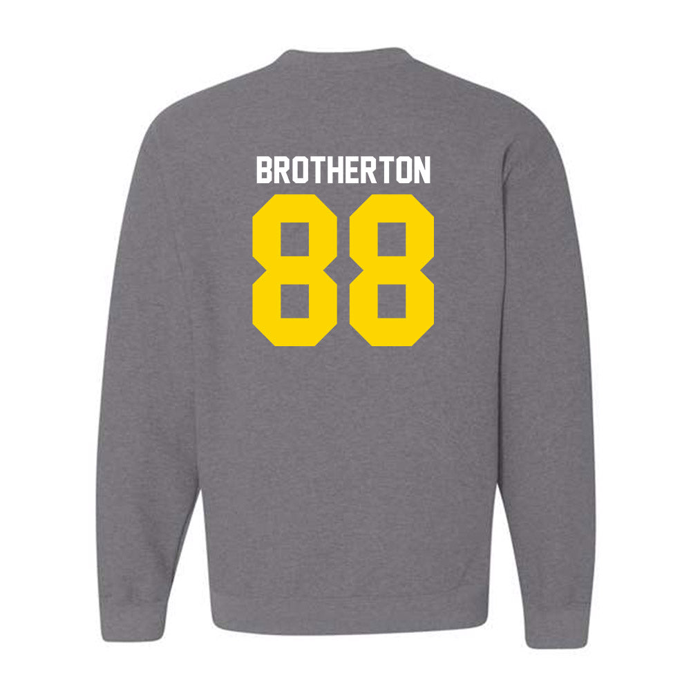 Western Michigan - NCAA Football : Ryan Brotherton - Classic Shersey Crewneck Sweatshirt-1