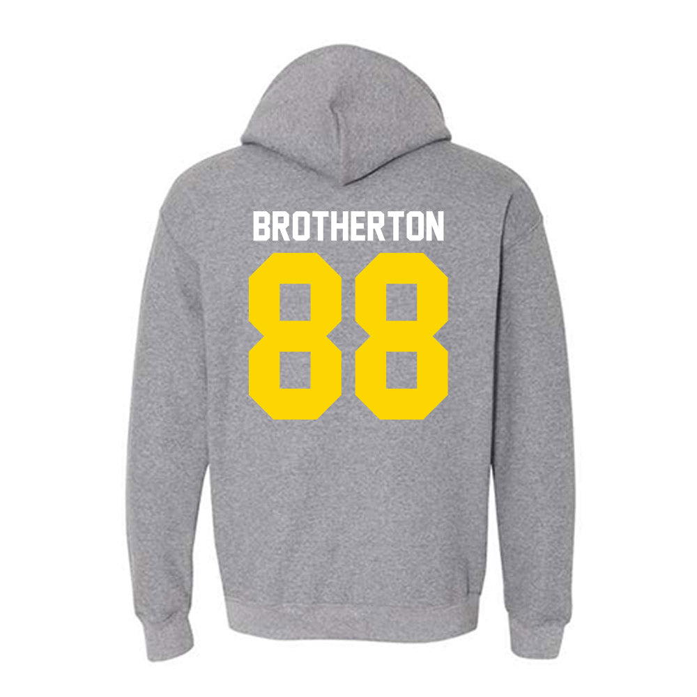 Western Michigan - NCAA Football : Ryan Brotherton - Classic Shersey Hooded Sweatshirt-1