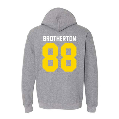 Western Michigan - NCAA Football : Ryan Brotherton - Classic Shersey Hooded Sweatshirt-1