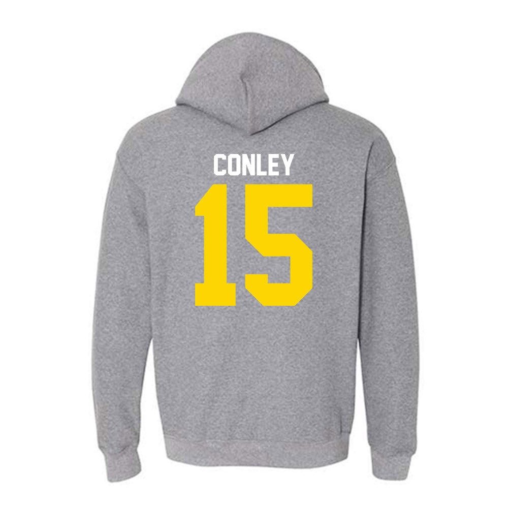 Western Michigan - NCAA Football : Cade Conley - Classic Shersey Hooded Sweatshirt-1